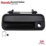 มือจับอันนอก มือเปิดนอกประตู ด้านหน้า-ข้างซ้าย 1 ชิ้น สีดำ สำหรับ Honda Accord ปี 1990-1993